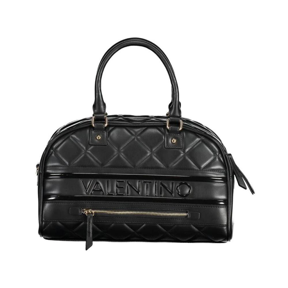 Valentino By Mario Valentino Women's Black Polyethylene Handbag With Adjustable Strap