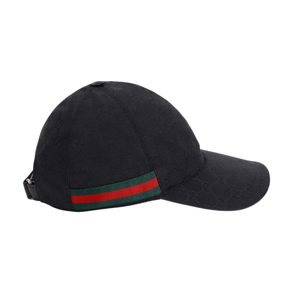 Gucci Zwarte Baseballpet 1060 Stijl Black Heren