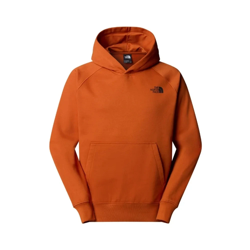 The North Face Redbox Raglan Hoodie Bomullsblandning Sweatshirt Orange, Herr