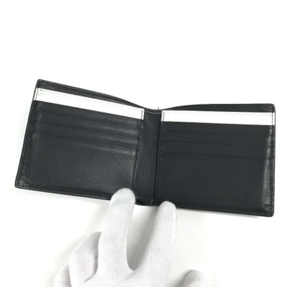 Fendi Vintage Pre-owned Leather wallets Black Dames