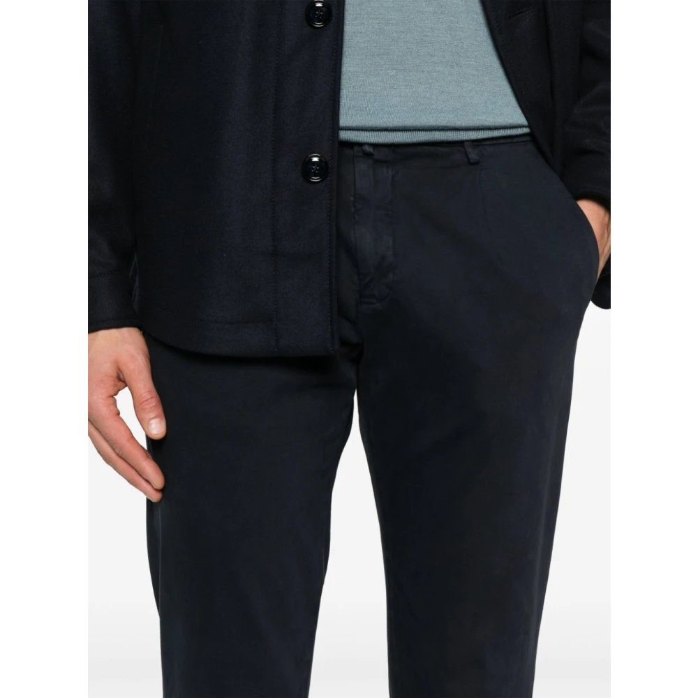 Briglia Moderne Slim-Fit Broeken voor Mannen Black Heren