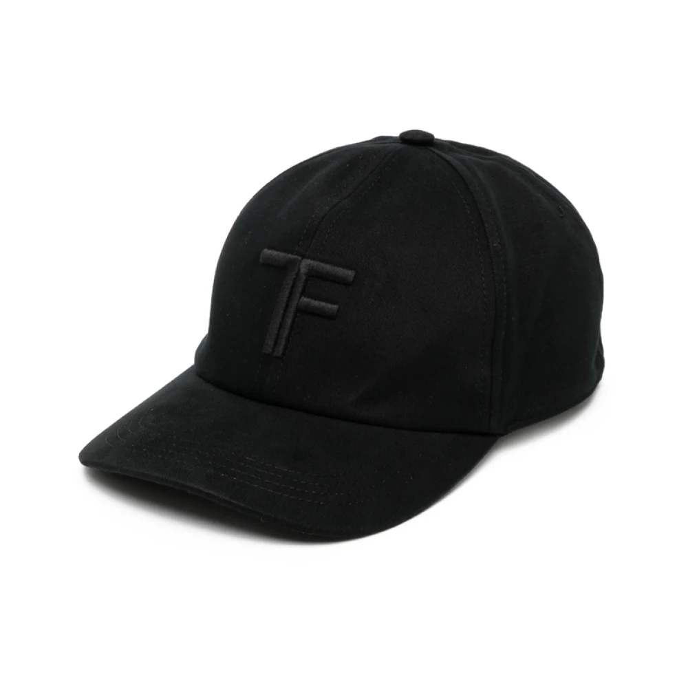 Tom Ford Men's Black Canvas Cap - Hats & Caps - M - Accessories