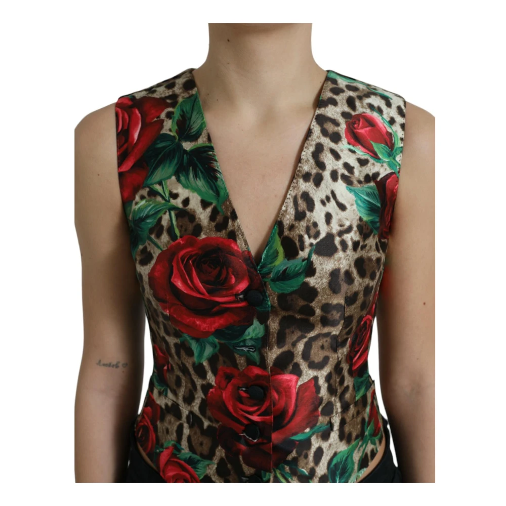 Dolce & Gabbana Suit Vests Brown Dames