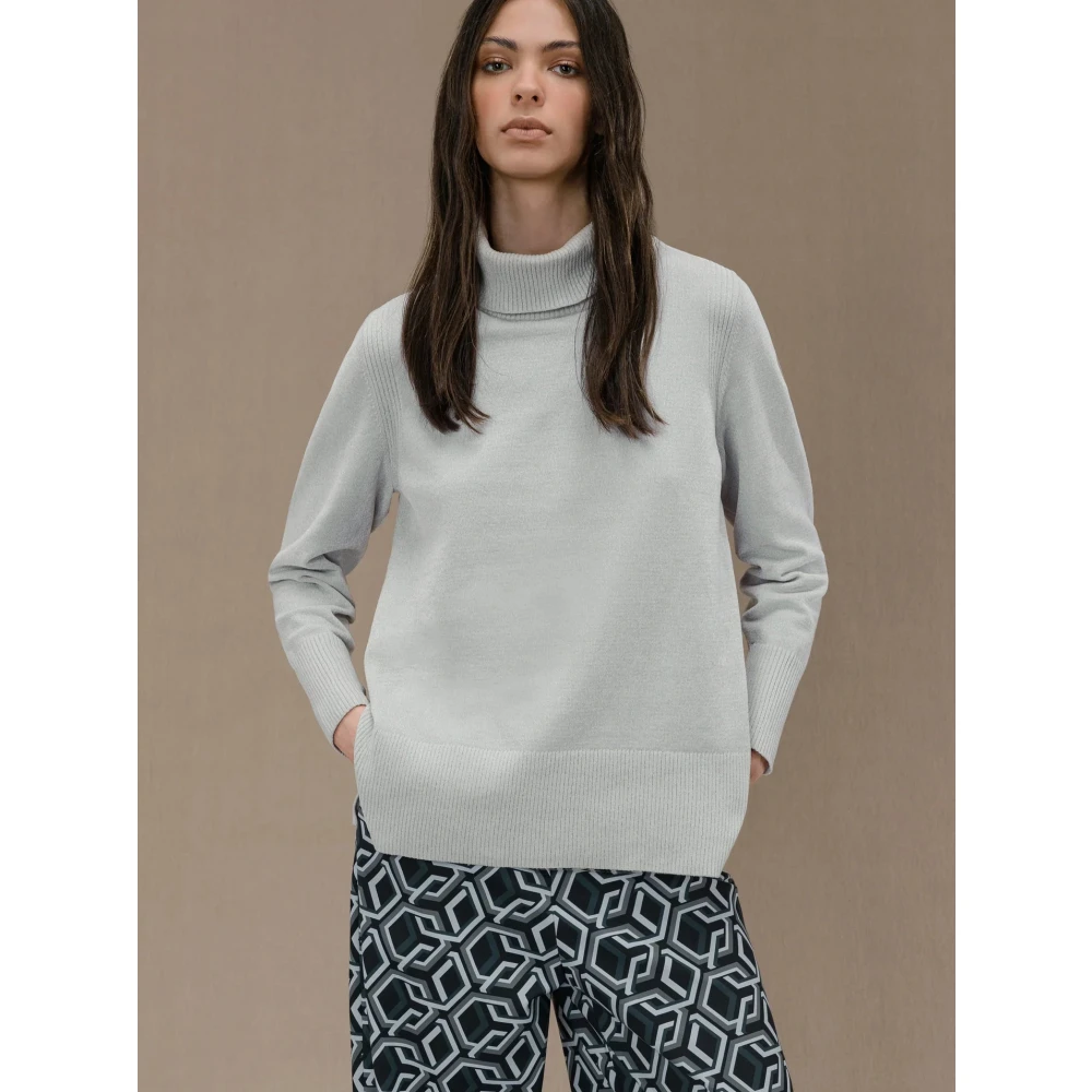 RRD Chenille Gebreide Trui Gray Dames