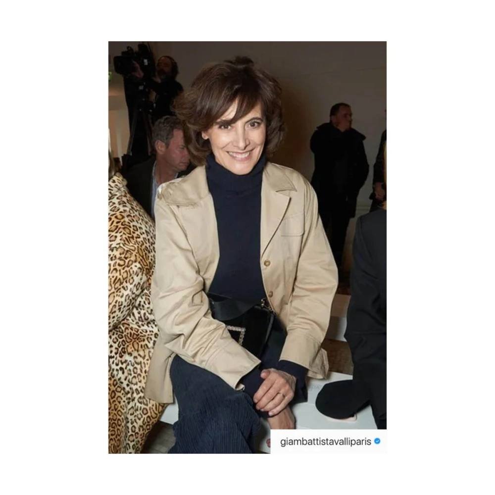 Ines De La Fressange Paris Neva beige katoenen jas Beige Dames