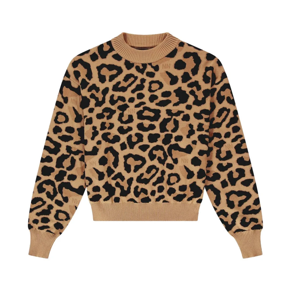 NIK & NIK Ocelot Sweater Brown Dames