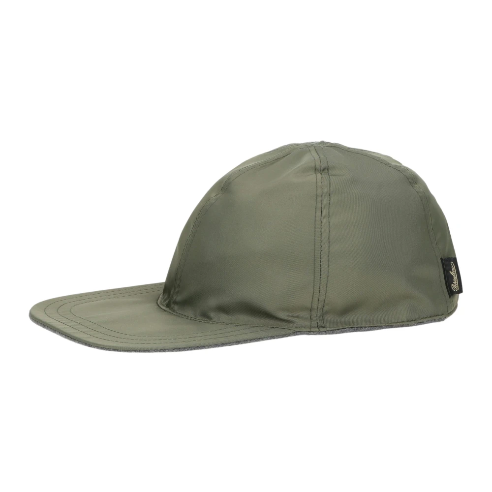 Borsalino Kasjmier Omkeerbare Baseballpet Green Unisex