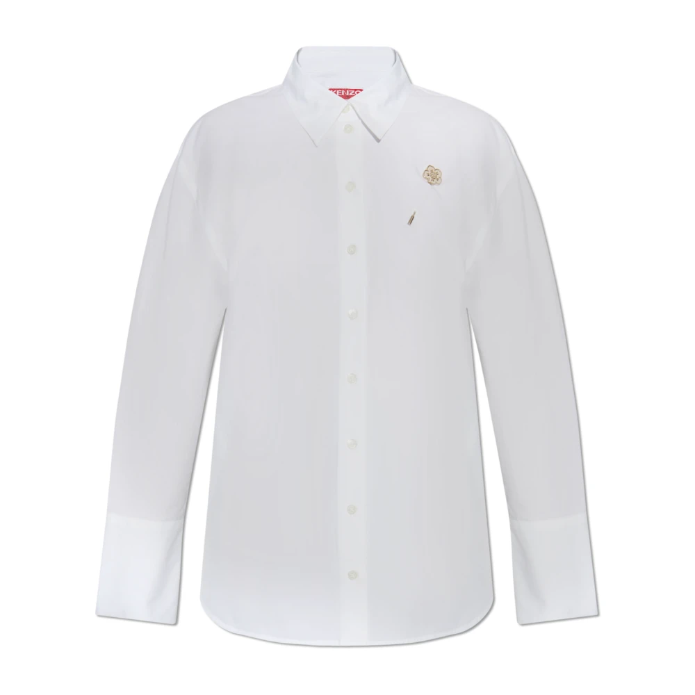 Kenzo Donna Bianco Camicette S, New,