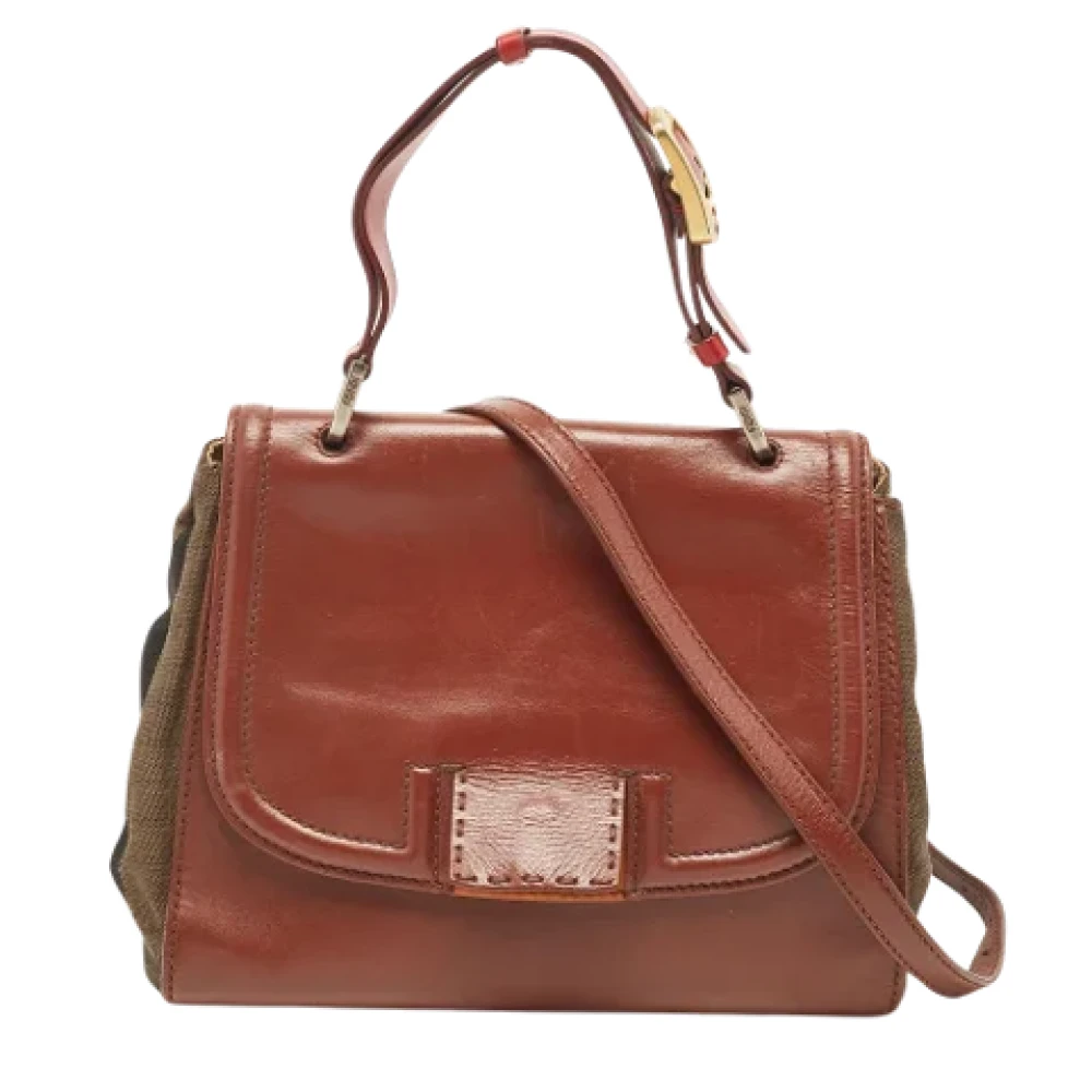 Fendi Vintage Pre-owned Canvas handbags Multicolor Dames