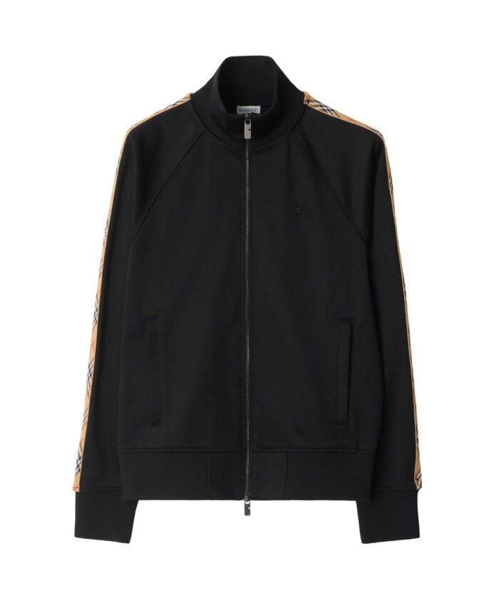 sweat-a-capuche-noir-motif-chevalier-equestre