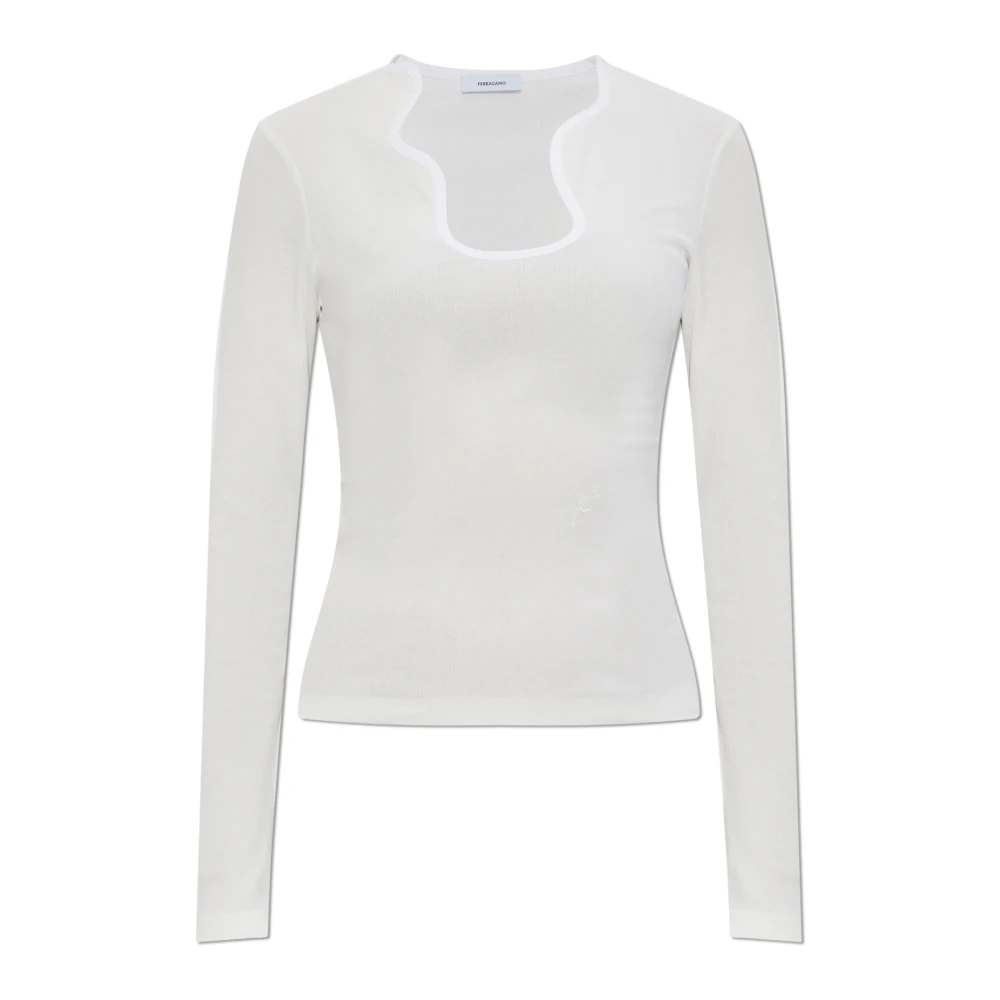 Tops > Long Sleeve Tops - - Salvatore Ferragamo - Modalova