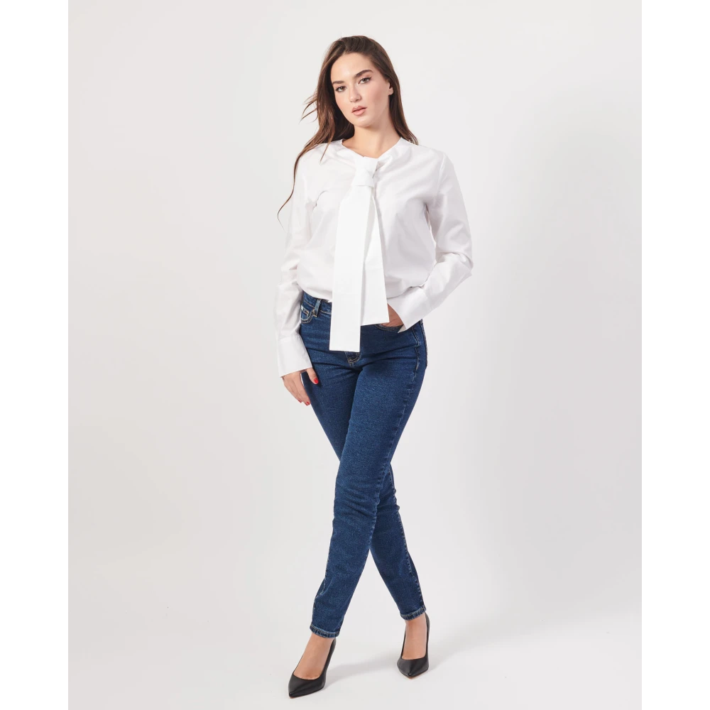 Guess Blauwe Skinny High Waist Jeans Blue Dames