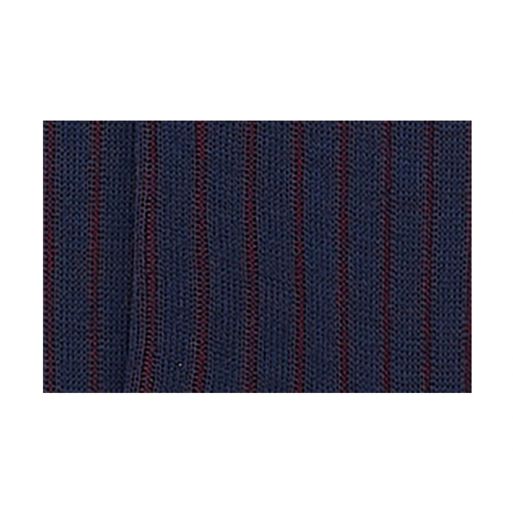 Gallo Korte blauwe geplateerde katoenen sokken voor heren Multicolor Heren