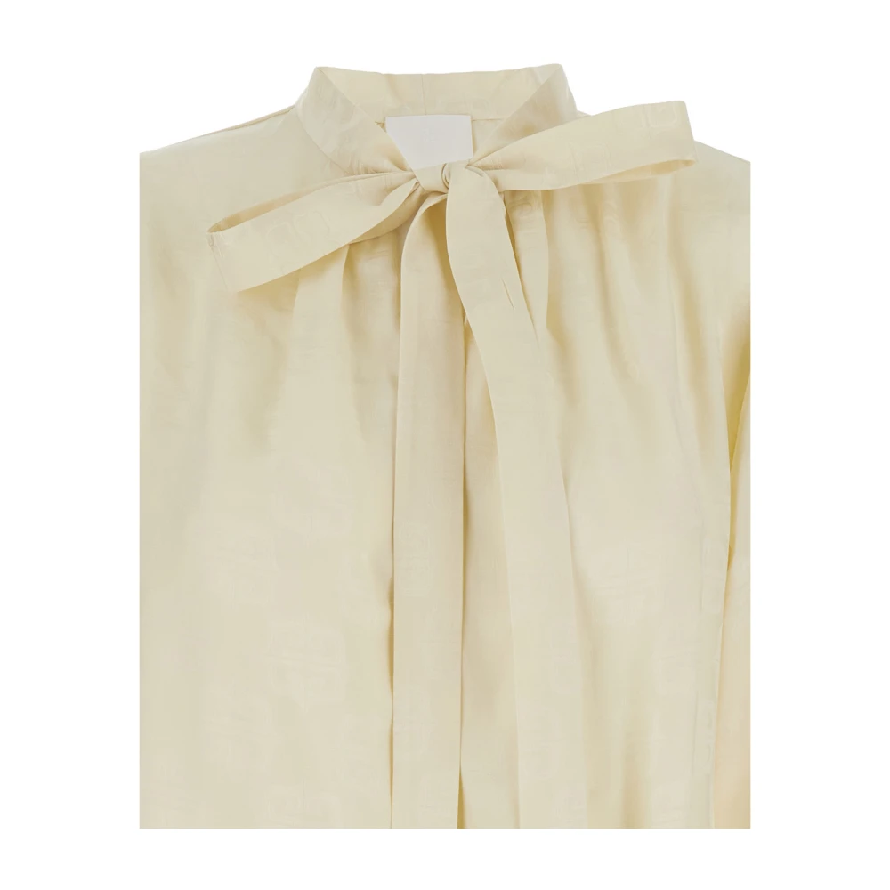 Givenchy Beige Lavallière Blouse Beige Dames