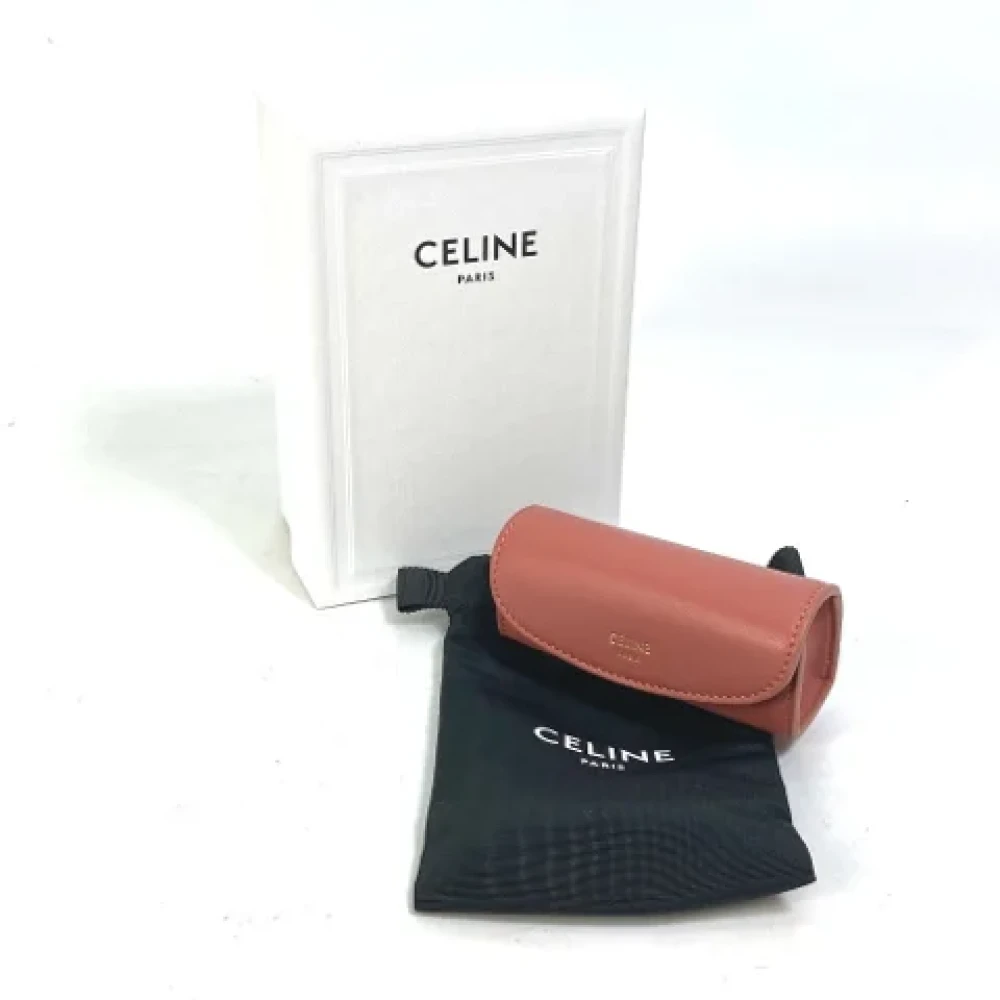 Celine Vintage Pre-owned Leather home-office Pink Dames