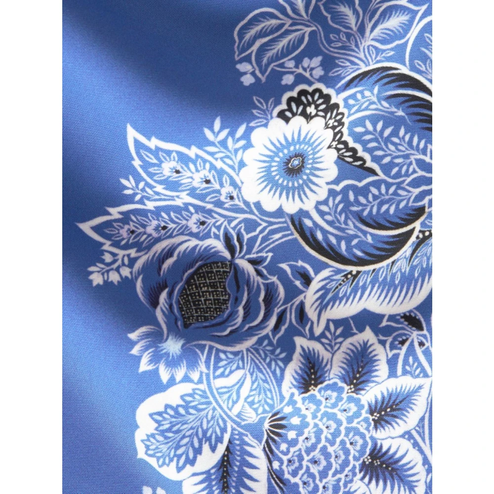 ETRO Elegante X0883 Jurk voor Vrouwen Blue Dames