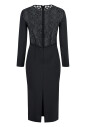 lace-detail-crepe-dress