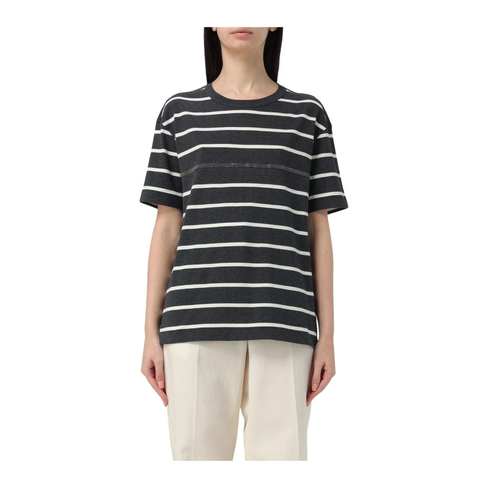 Tops > T-Shirts - - Brunello Cucinelli - Modalova