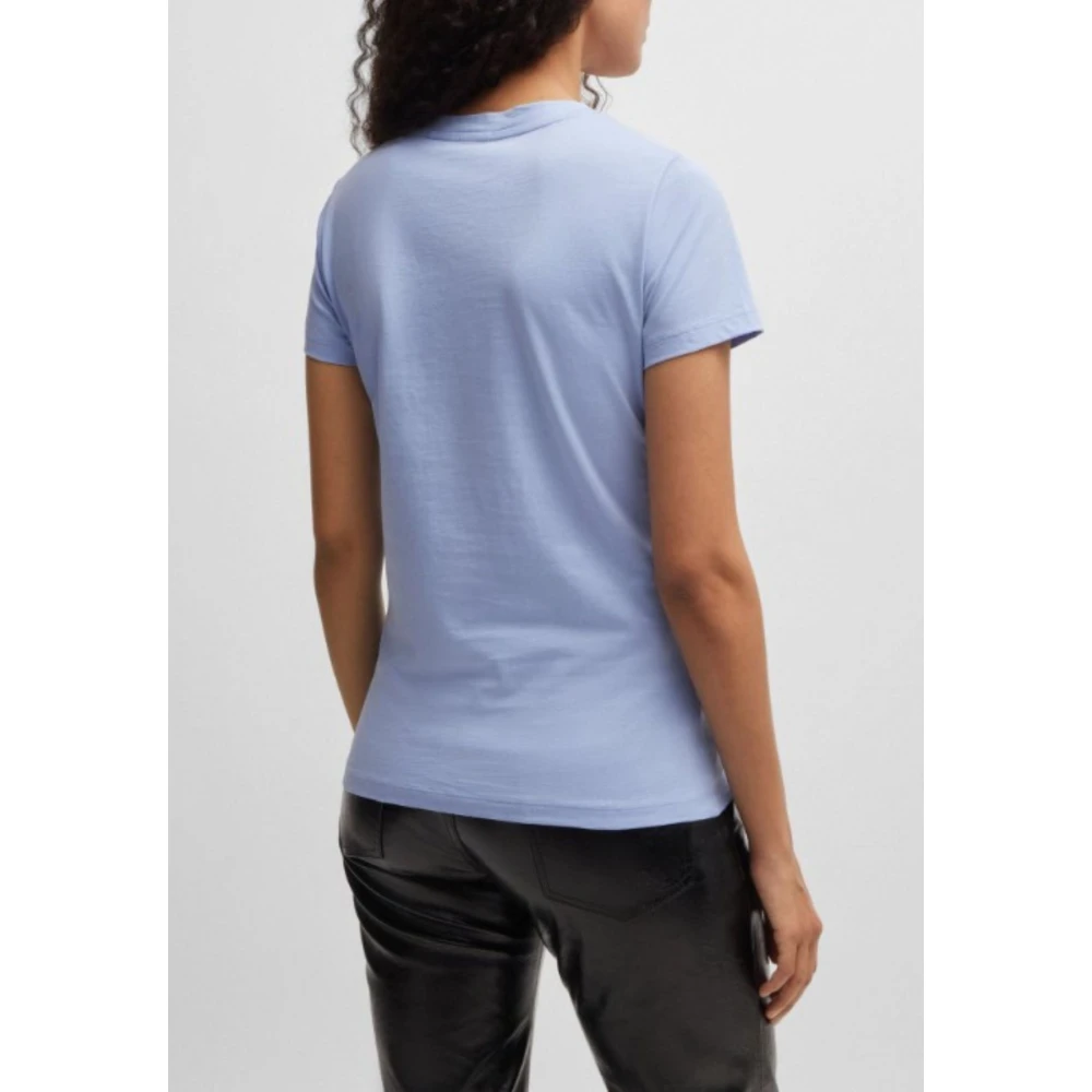 Hugo Boss Dames Casual T-shirt Blue Dames