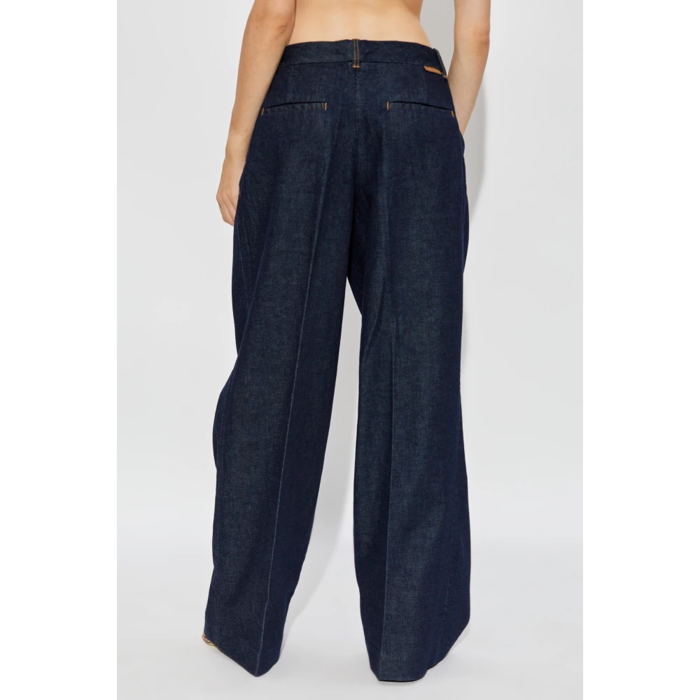 Zimmermann Jeans Illustration Blue Dames