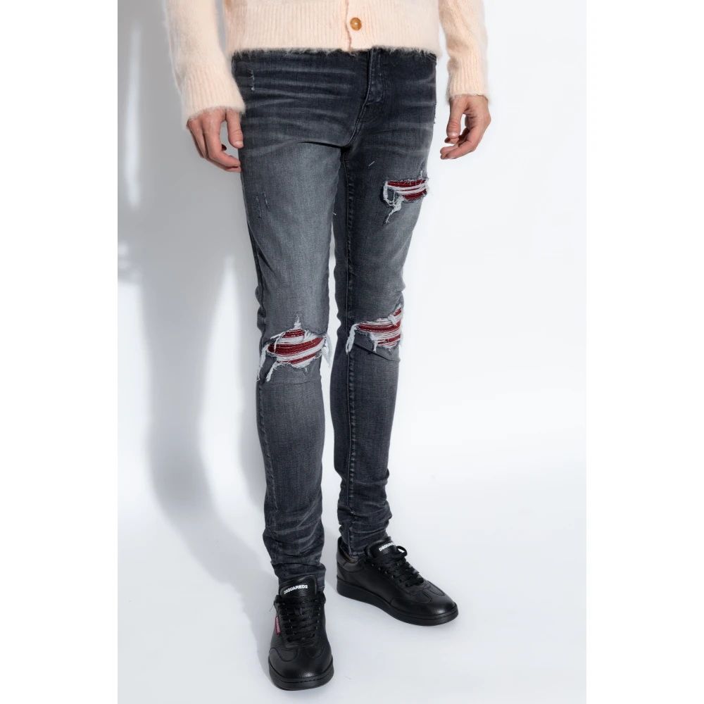 Amiri Jeans met versleten effect Gray Heren