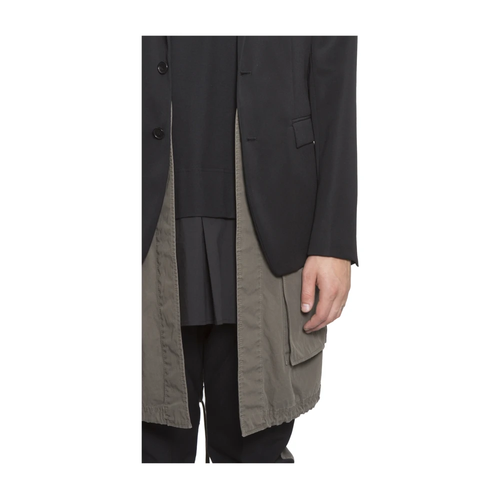 Juun.J Stijlvolle Blazer met Inzetstuk Green Heren