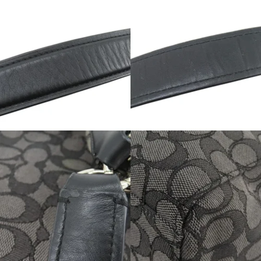 Coach Pre-owned Fabric handbags Black Dames