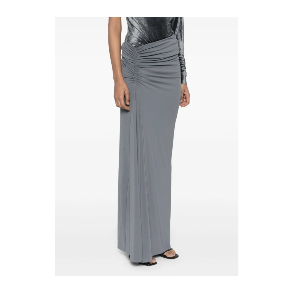 Rick Owens Stalen Poppy Rok Blue Dames