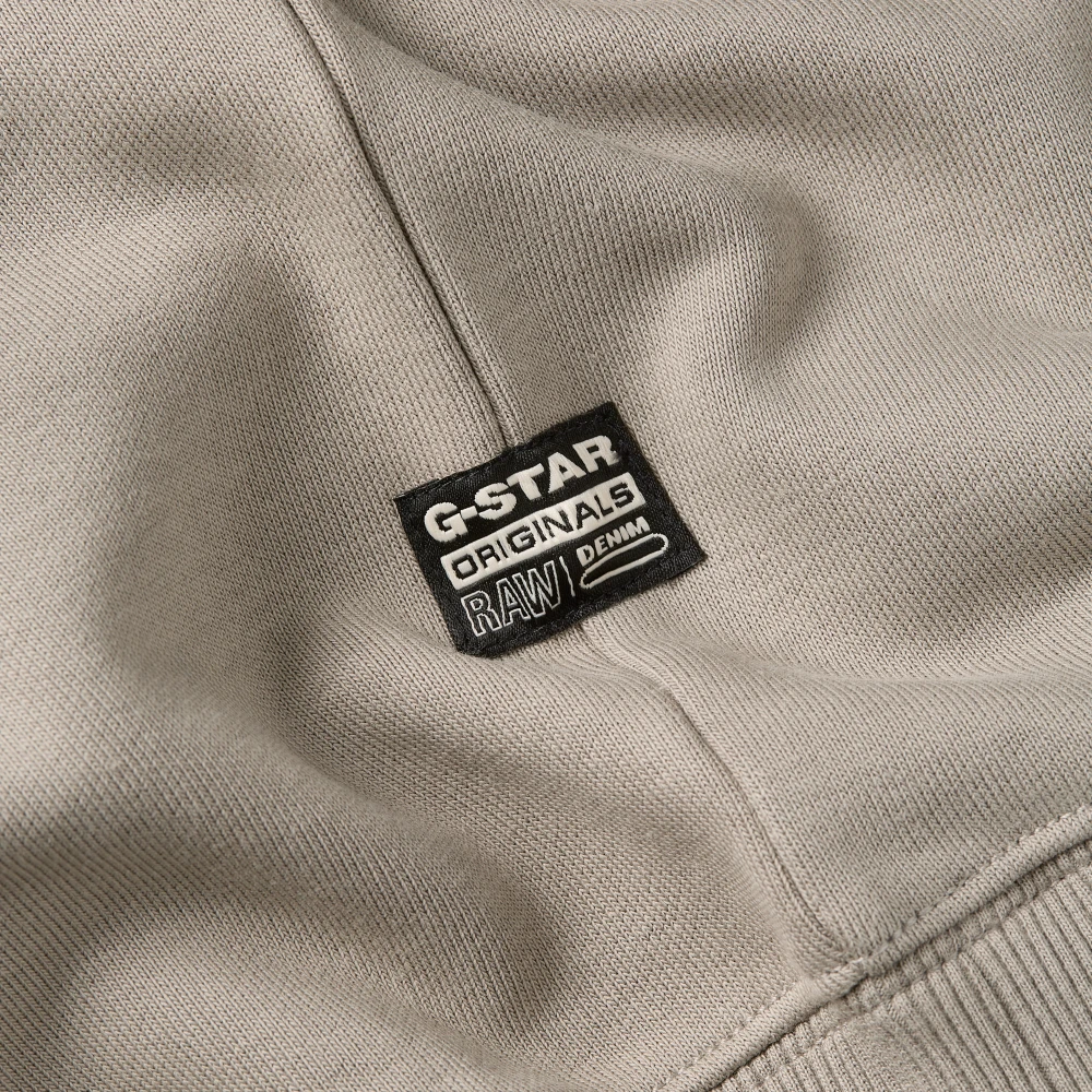 G-Star Gestapelde Old Skool Logo Sweater Green Heren