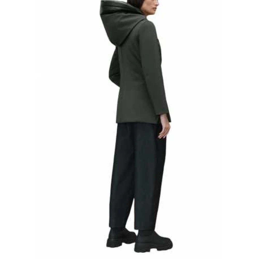 RRD Groene Bosco Montgomery Parka Jas Green Dames