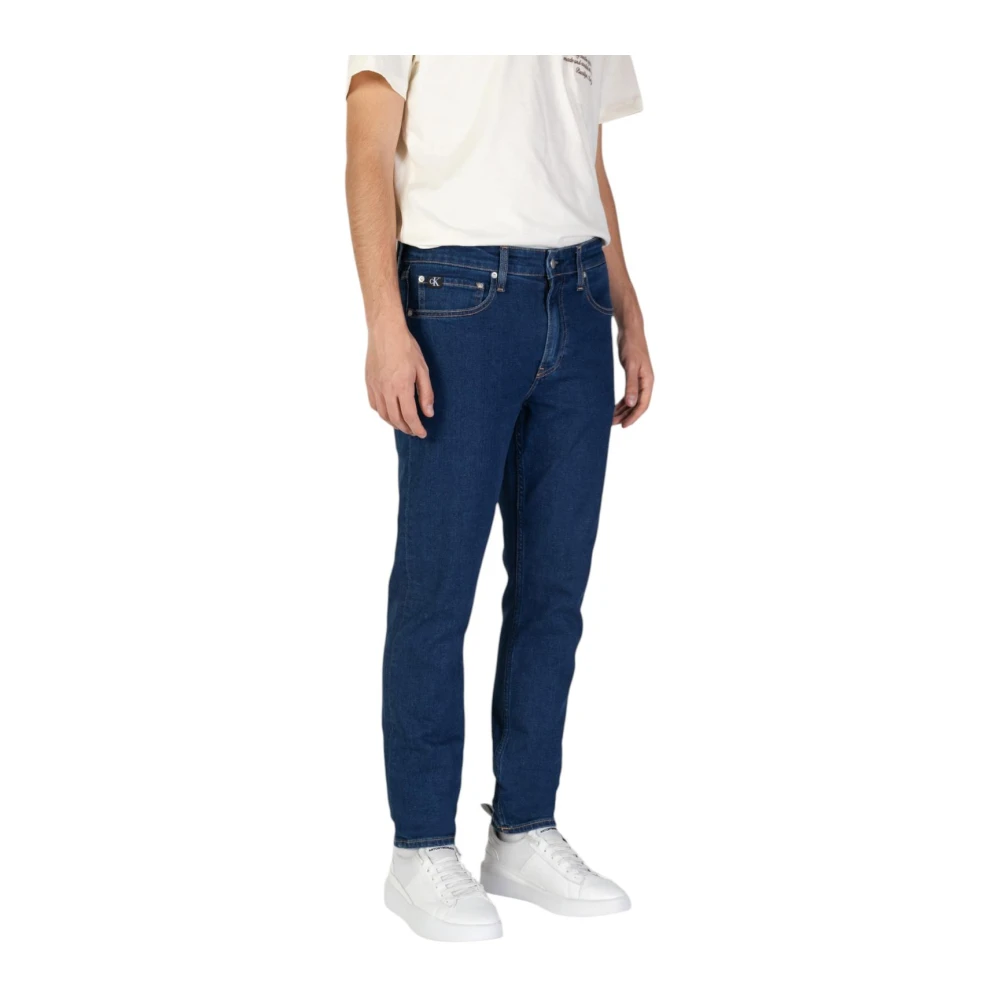 Calvin Klein Jeans Donkere Wassing Straight Leg Jeans Blue Heren
