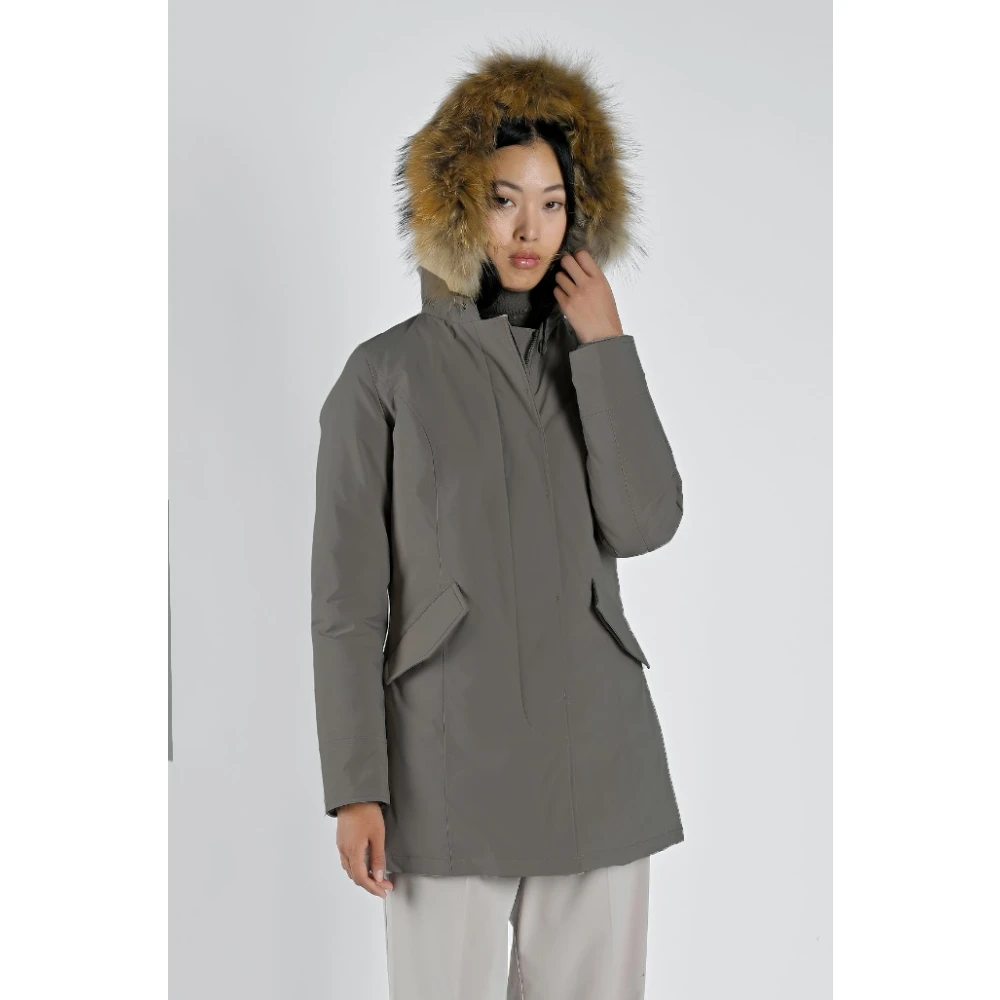 Canadian Classics Bruine Bontjas Afneembare Voering Brown Dames