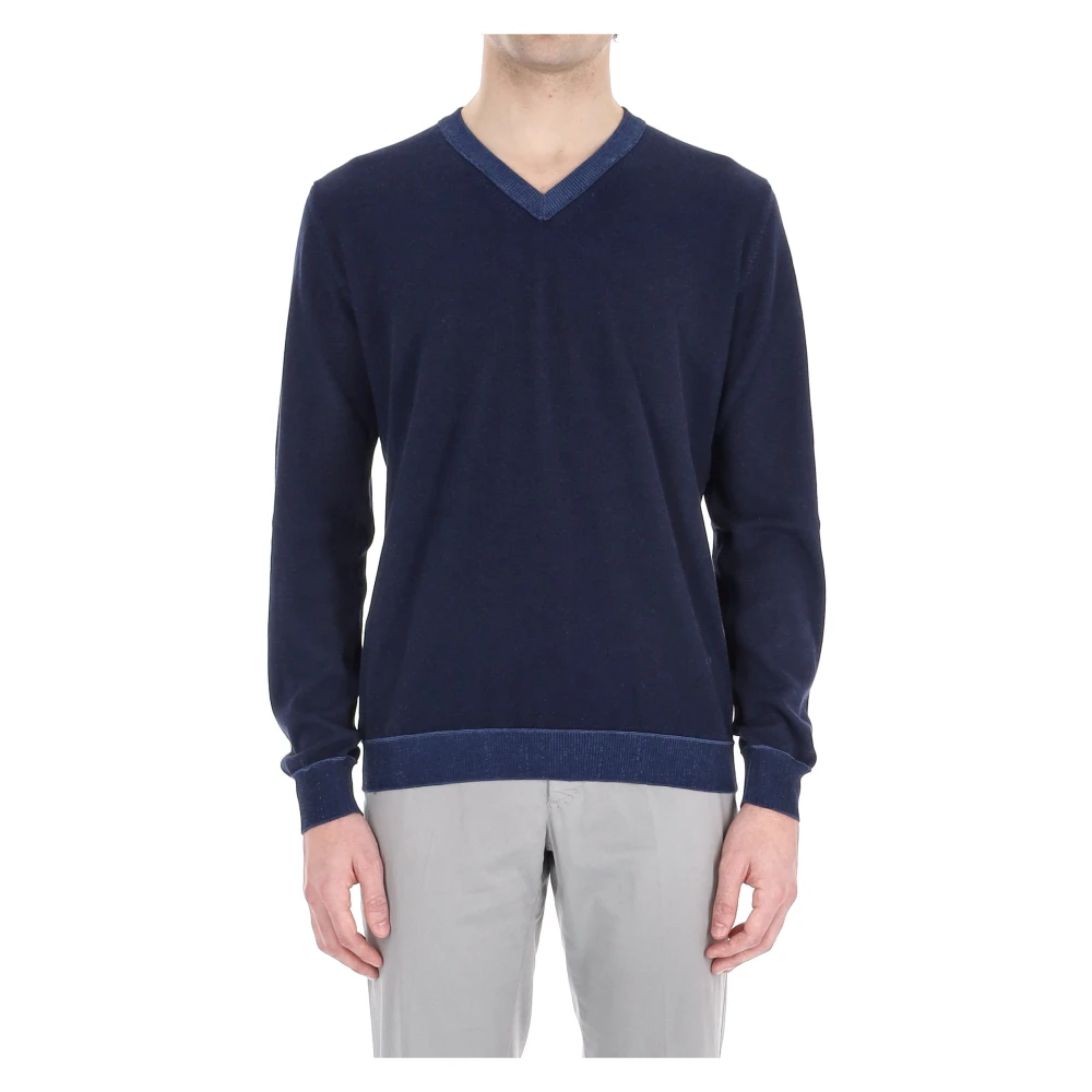 Knitwear > V-neck Knitwear - - Roberto Collina - Modalova