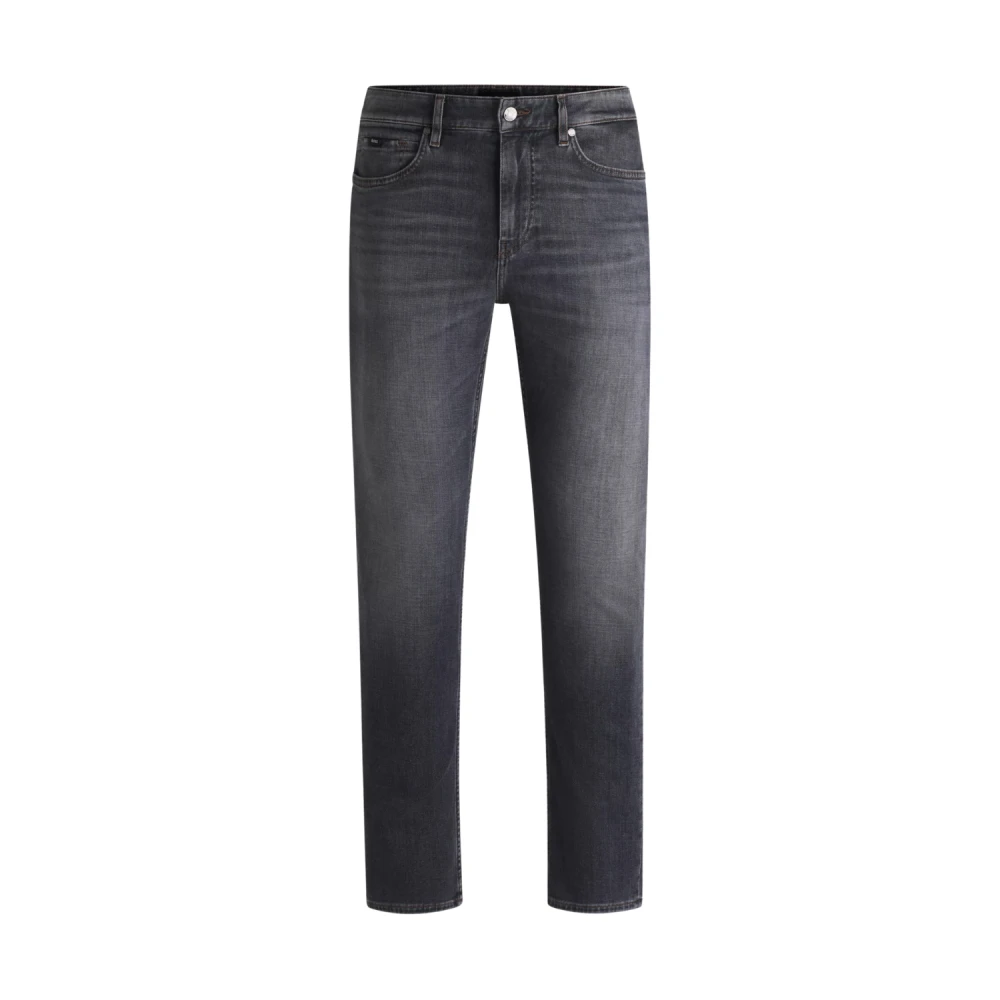 Boss Donkergrijze Denim Jeans Gray Heren