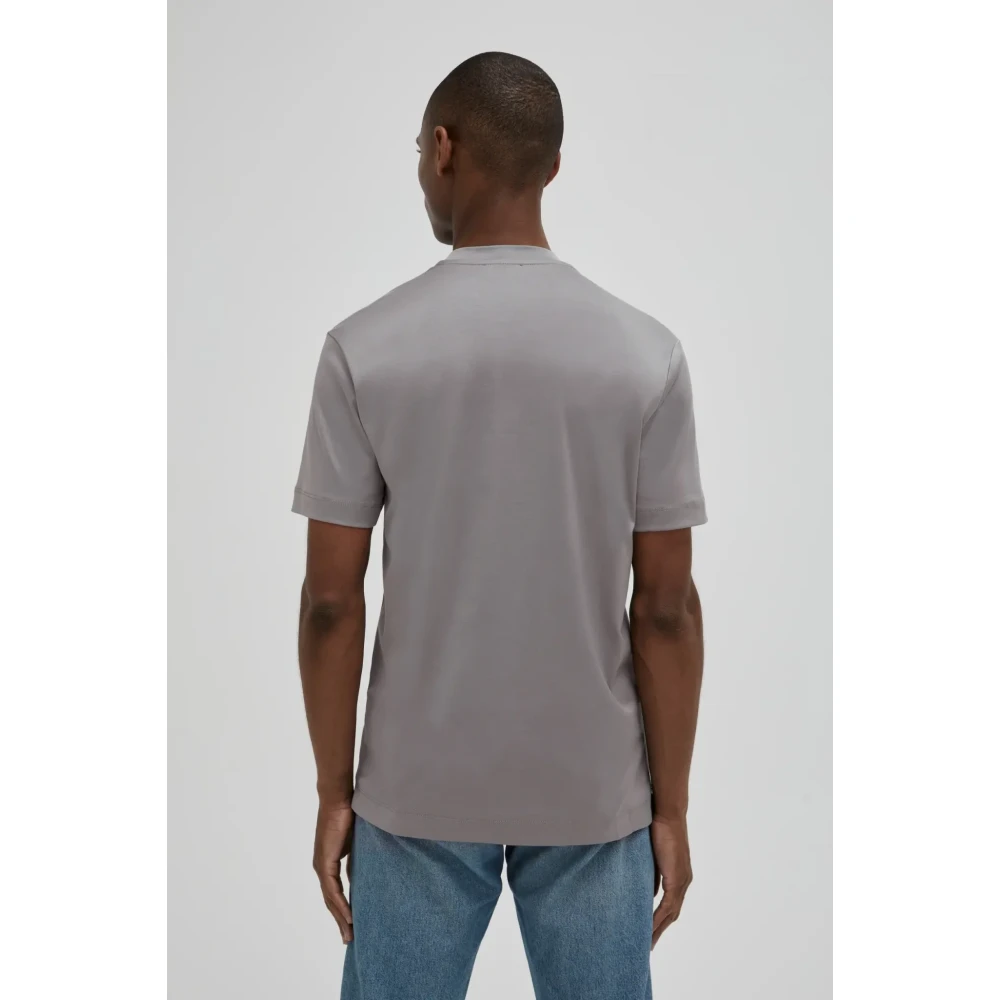 Valenza Interlock Supima Grijs T-shirt Gray Heren