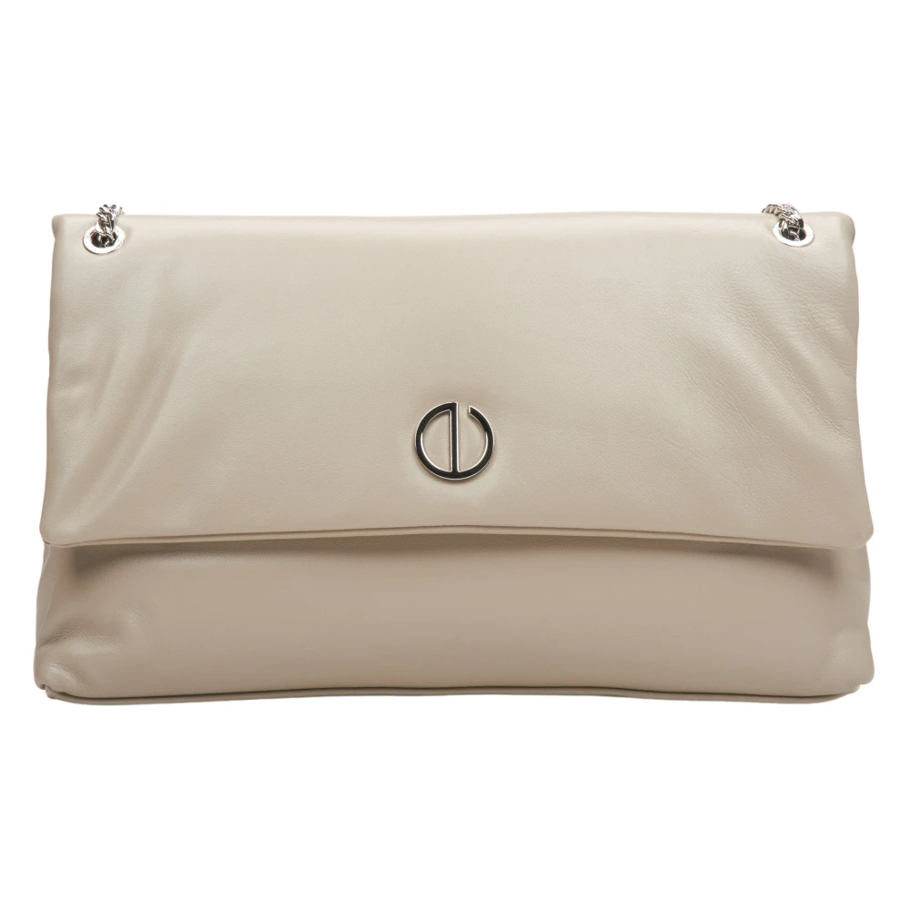 Estro Dames Beige & Grijs Ketting Schouder Handtas Er00114984 Gray Dames