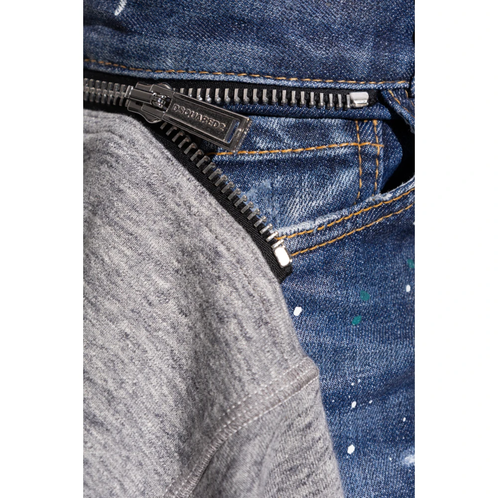 Dsquared2 Hoodie Blue Dames