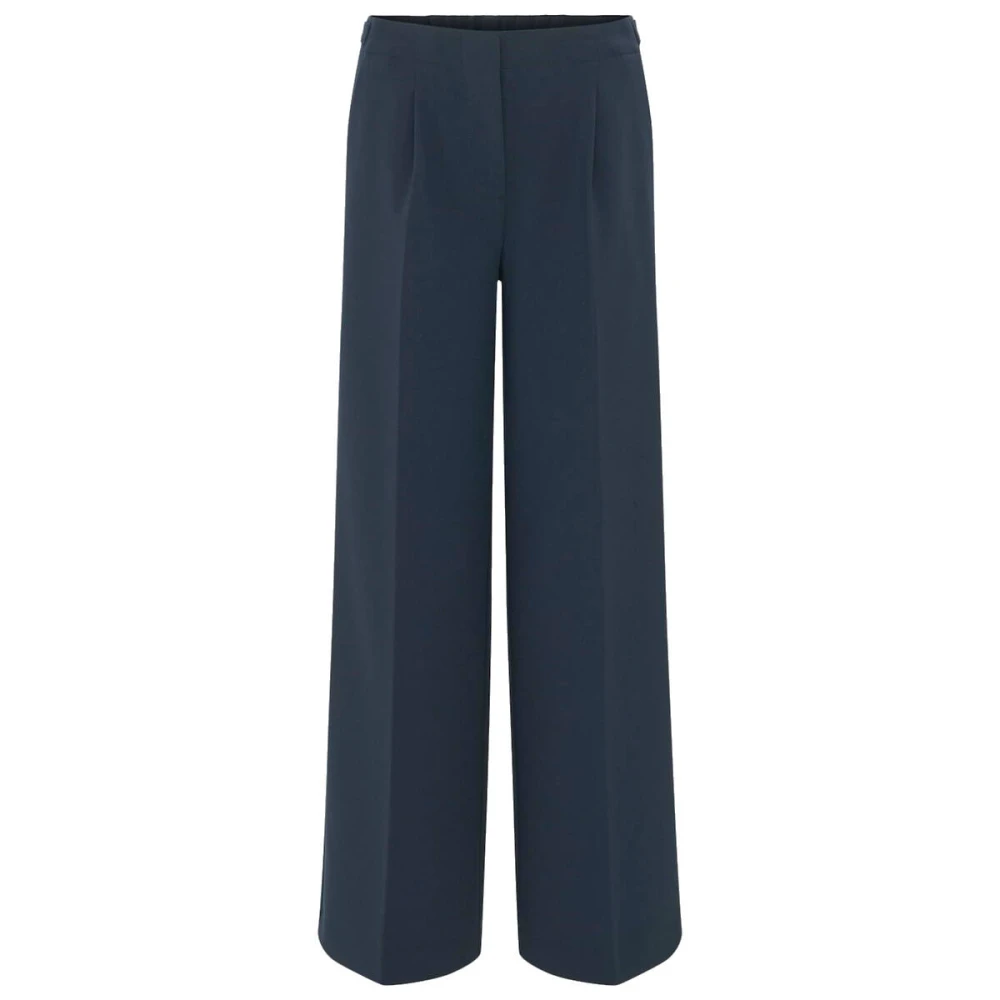 Opus Palazzo Stijl Broek Blue Dames