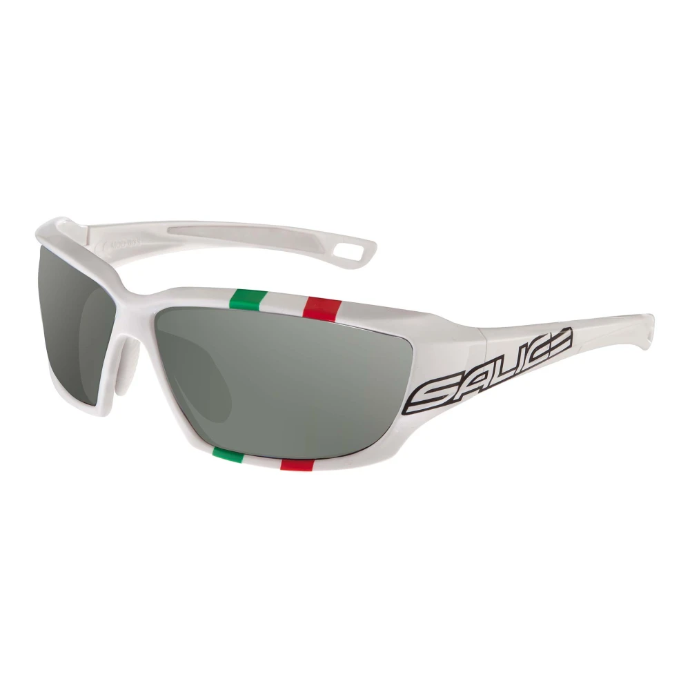 Salice Unisex Multicolor Sunglasses, One Size, White Sunglasses Quattro Cat Style