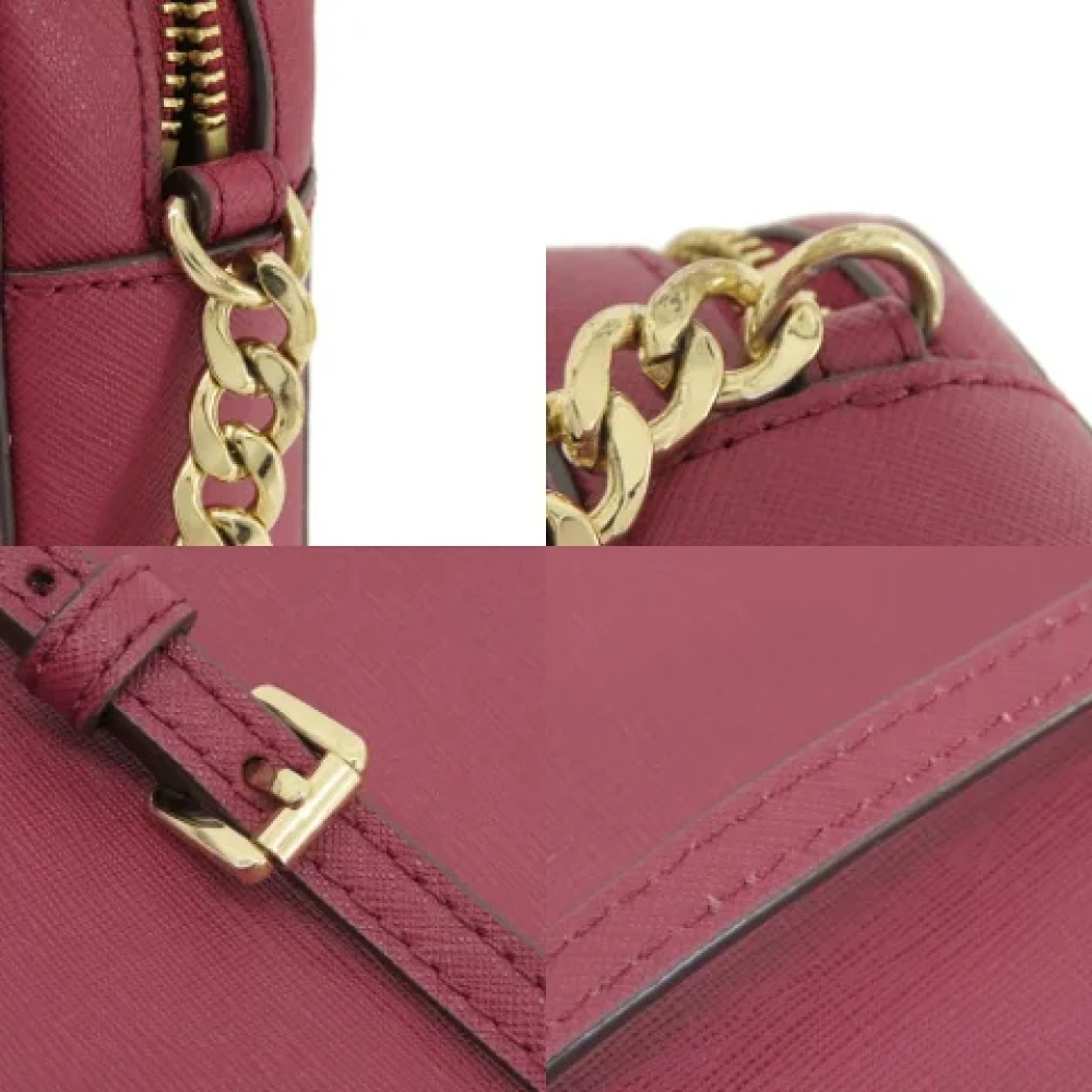 Michael Kors Pre-owned Leather shoulder-bags Red Dames