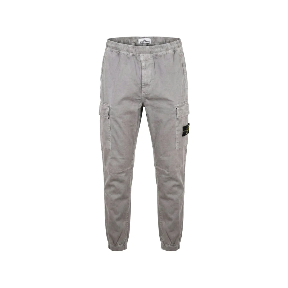 Stone Island Uomo Grigio - Pantaloni Cargo Slim Fit - Trousers - W30