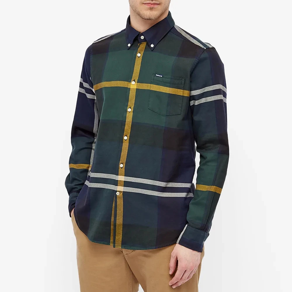 Barbour Seaweed Tartan Getailleerd Overhemd Multicolor Heren