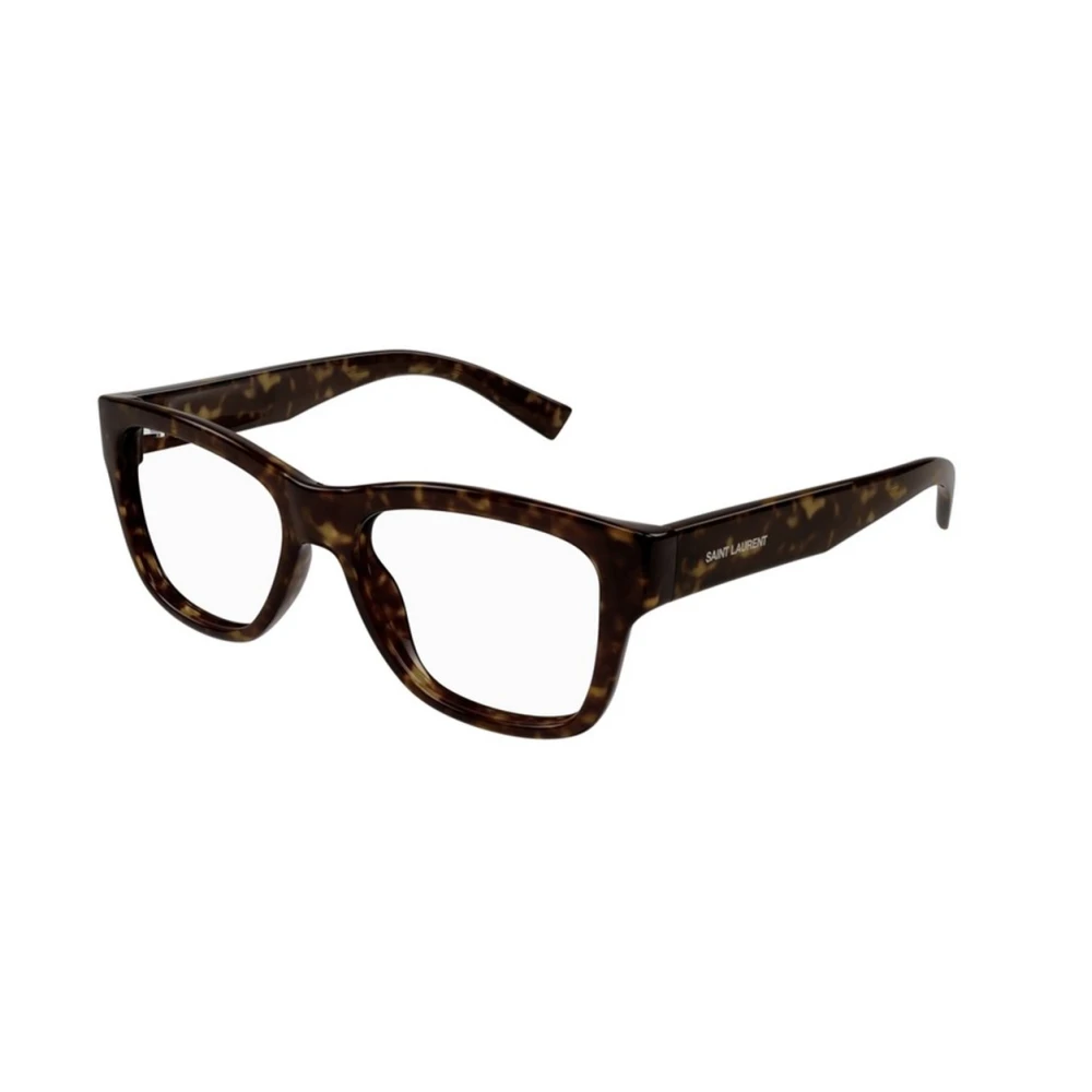 Saint Laurent Verhoog je stijl met deze gerecyclede acetaatbrillen Brown Unisex
