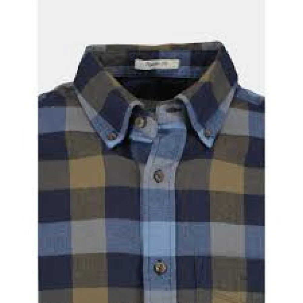 Gant Flanellen Geruite Overhemd Multicolor Heren