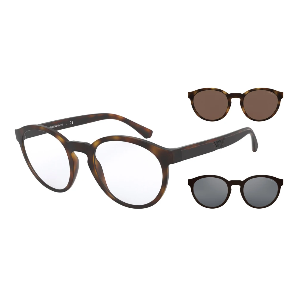 Emporio Armani Glasses Brown Dames