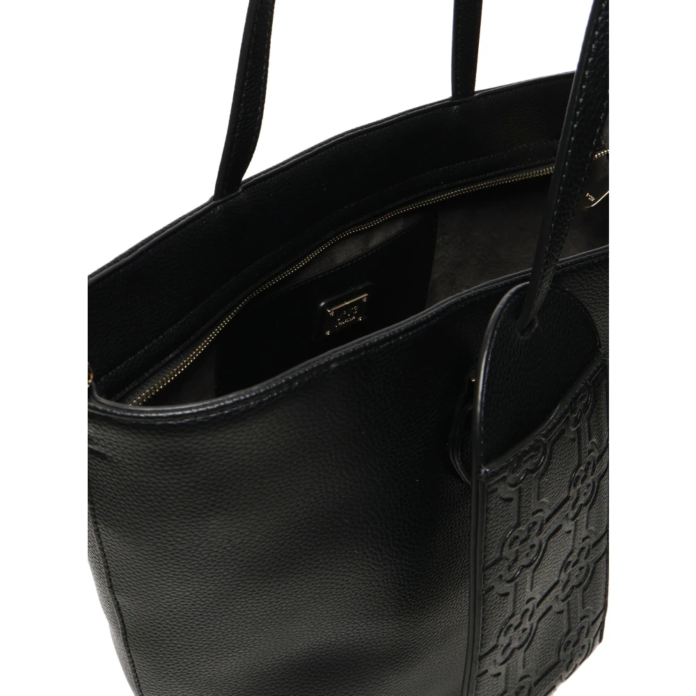 V73 Zwarte Winkel Tas met Logo Black Dames