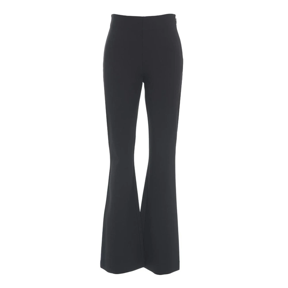 Guess Zwarte Straight Broek Hedendaags Elegant Look Black Dames