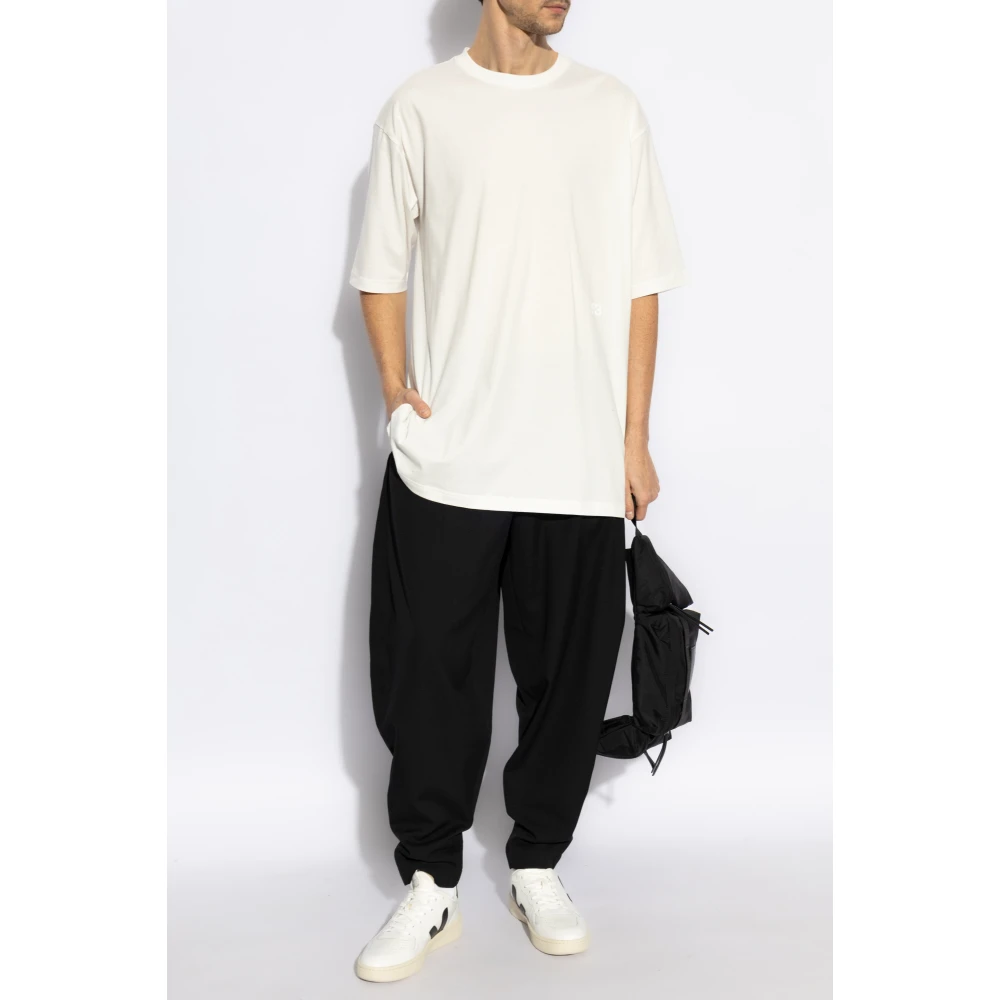 Comme des Garçons Wollen loszittende broek Black Heren