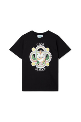 le-joueur-black-tennis-t-shirt