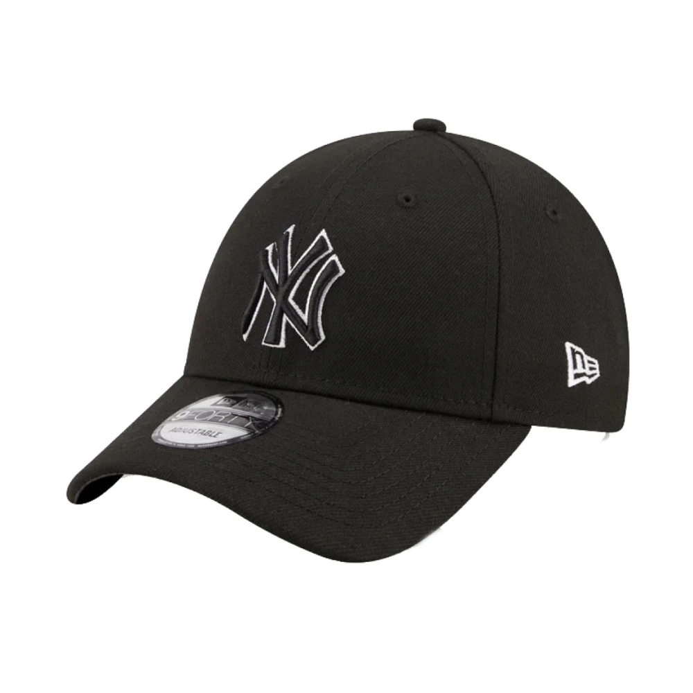 new era Zwart Teamlogo Pop Outline Pet Black Heren
